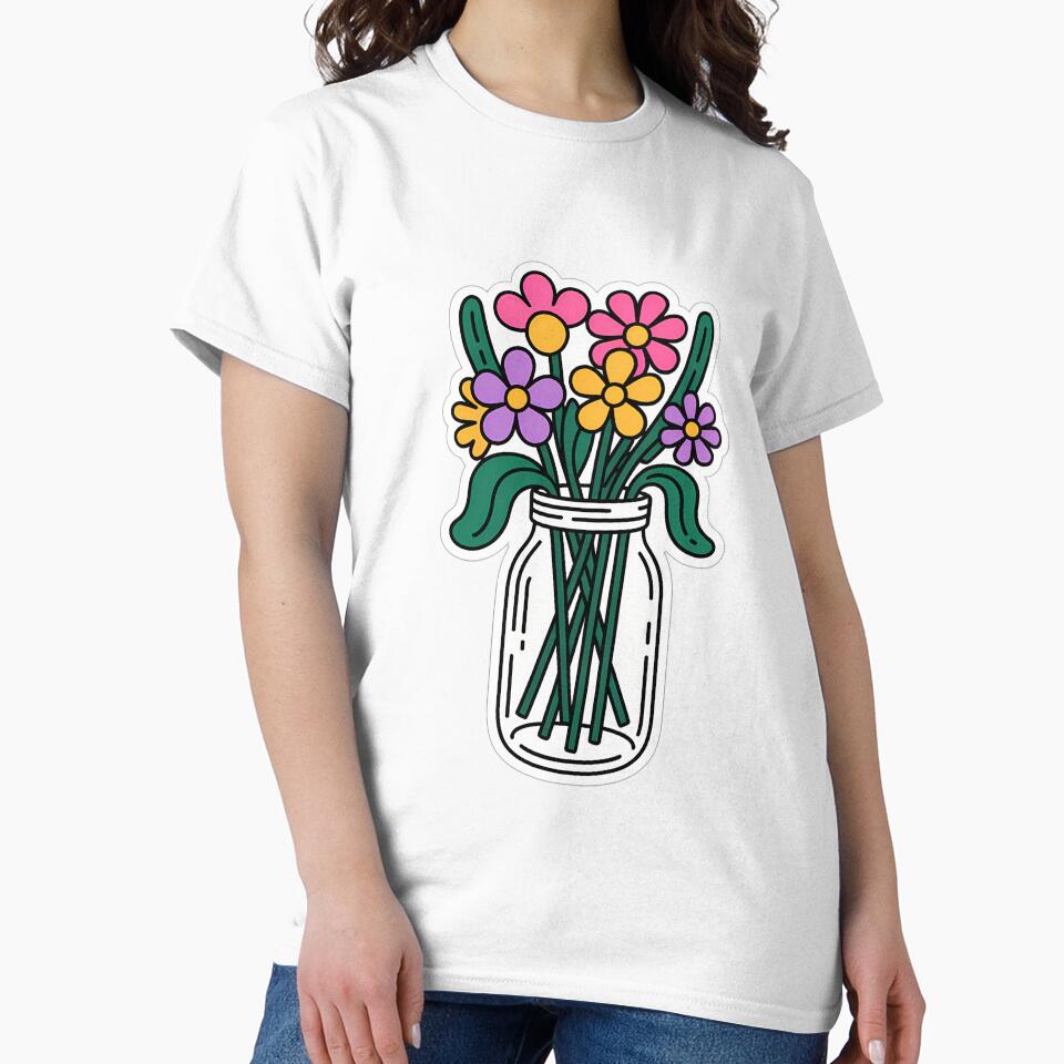 Minimalist Flower Jar Design by NiftyWrx