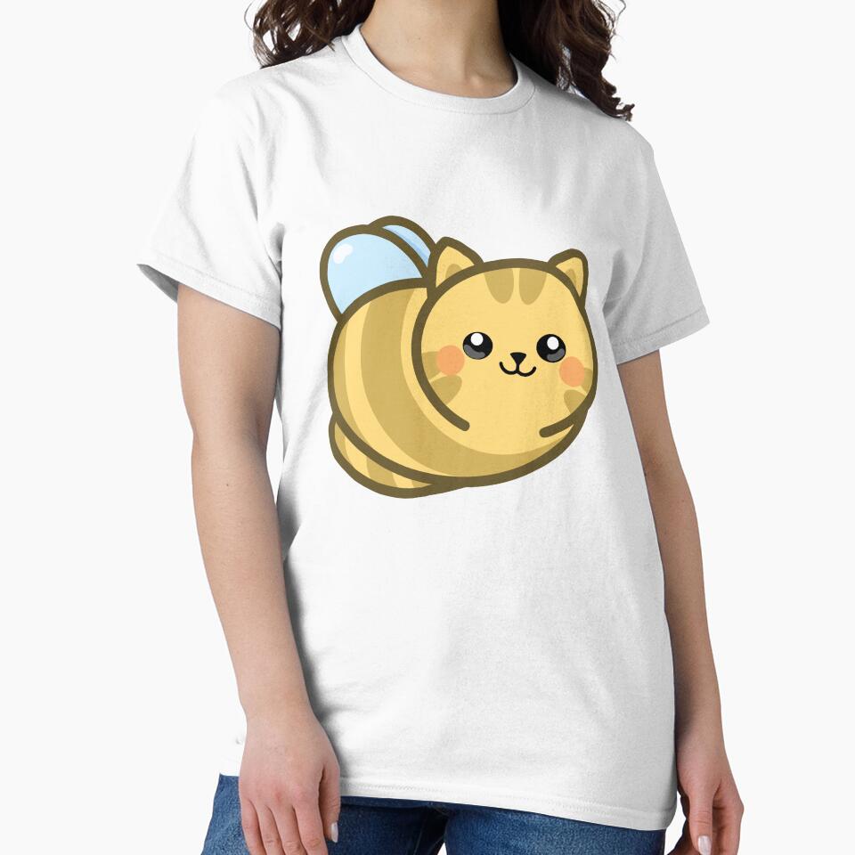 Cat Bee (yellow) by octopuscafe