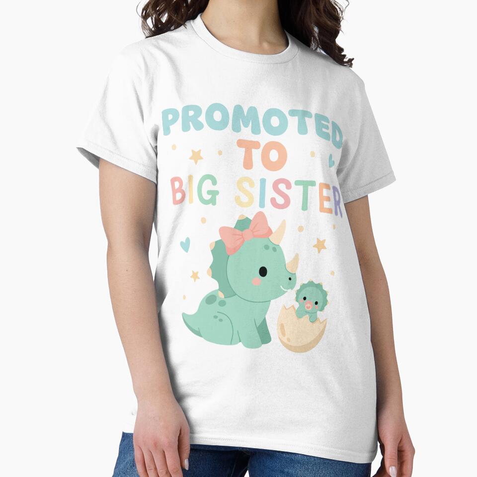 Promoted To Big Sister Gender Reveal Baby Shower by LuminOrb