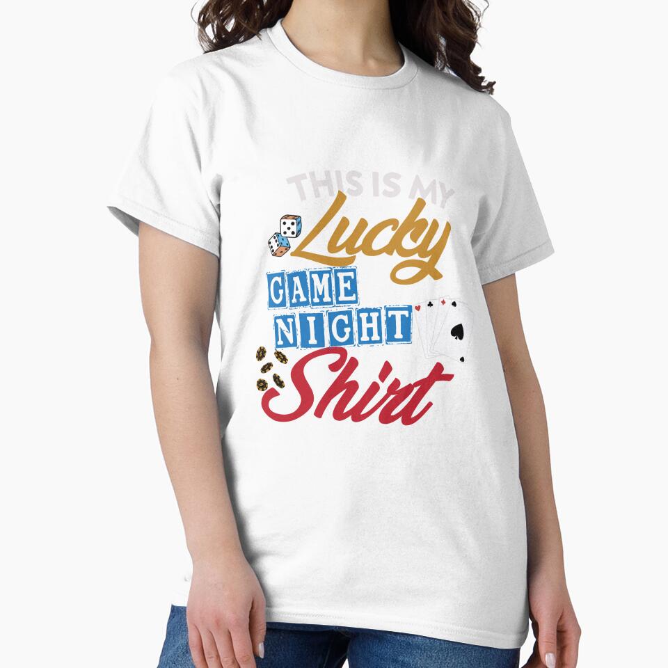 This is My Lucky Game Night Shirt Funny by diip