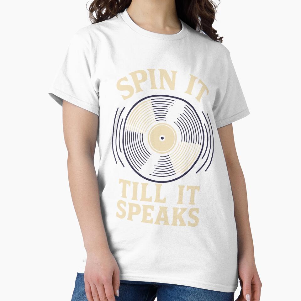 Spin It Till It Speaks Vinyl Record Music Lovers by LuminOrb