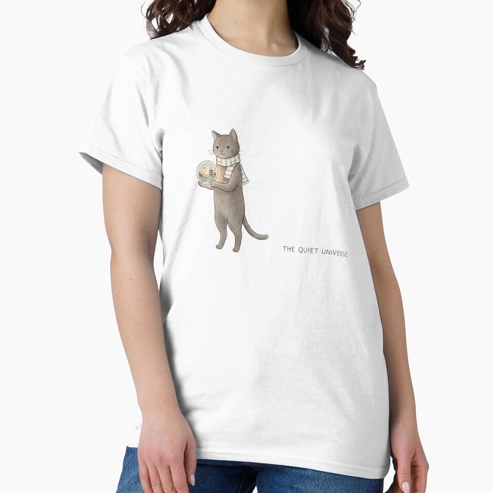 My World Is Small Introvert Cat by Quiet Mode Studio