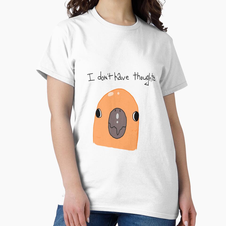 I Don't Have Thoughts Parrot by mitavery