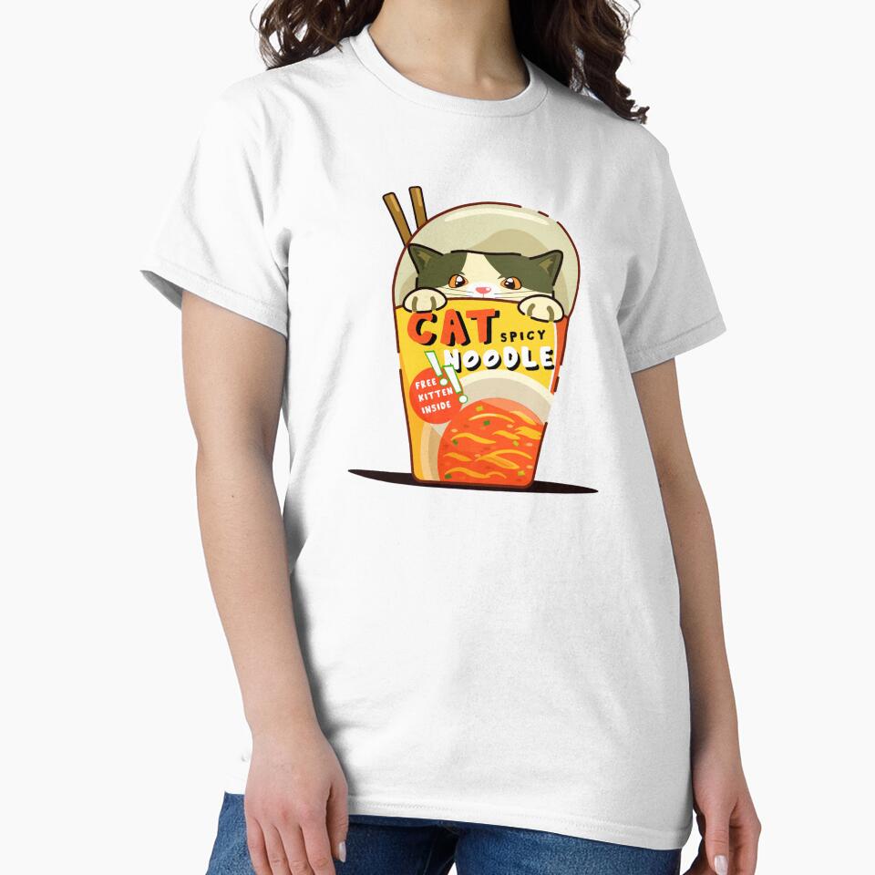Spicy Instant Noodle Kitten Surprise by RunicRoselle