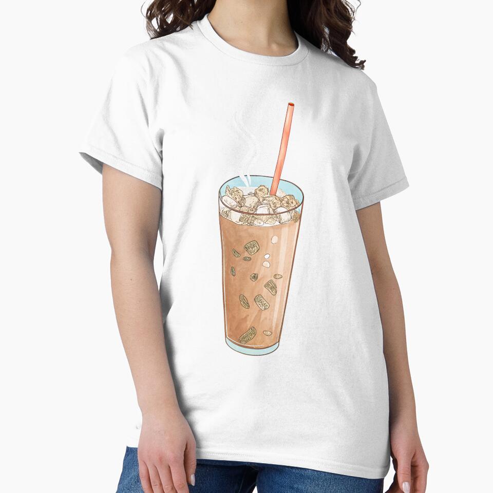 Iced Chai Summer Vibes – Tropical Iced Tea Illustration by VividOrganica