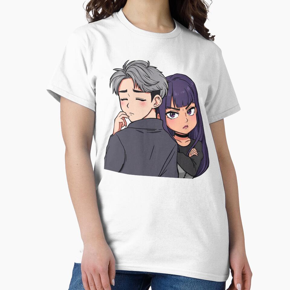 K-Pop Couple Anime Style | Y/N and Bias Fan Art Design by KPrettyChibi