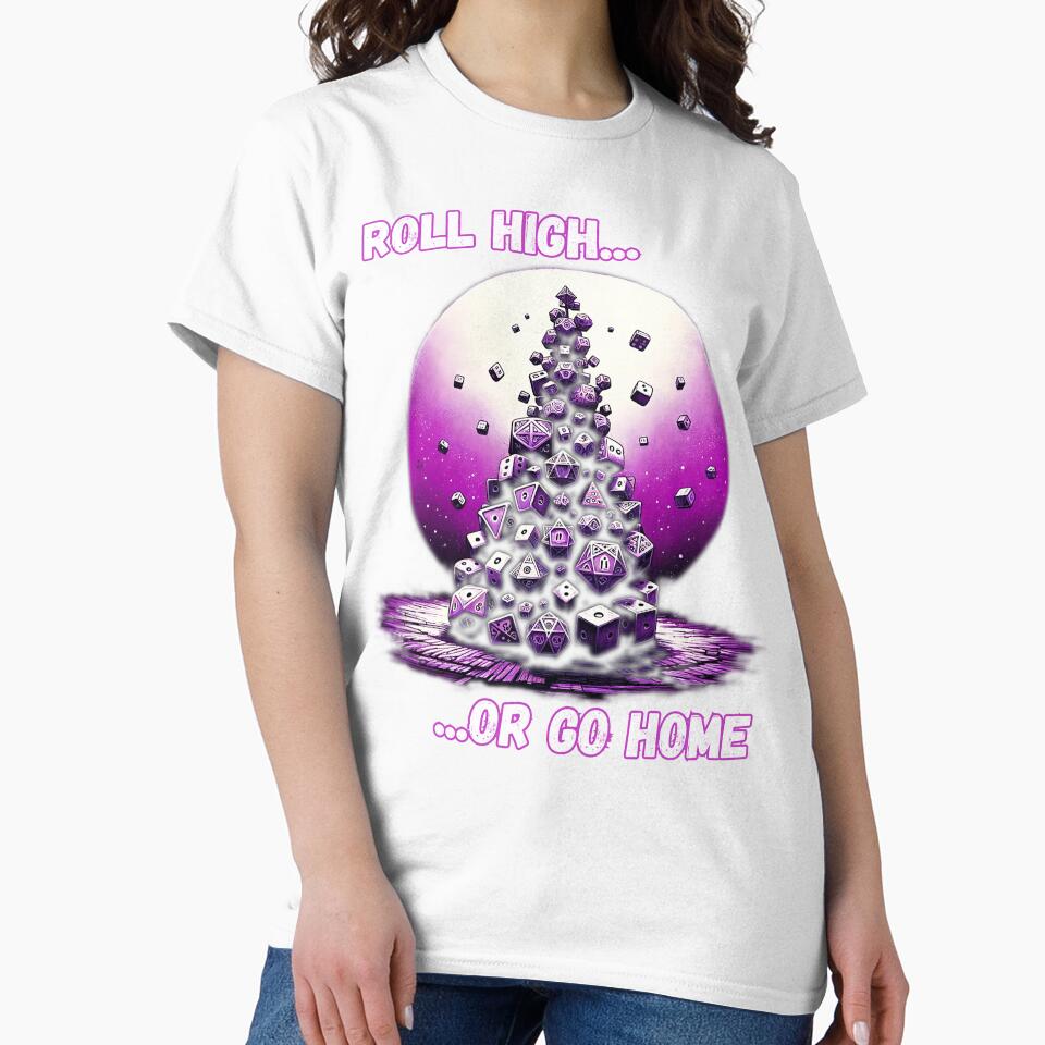 Board Game Fan Gift - Roll High Or Go Home by Joyful-Park