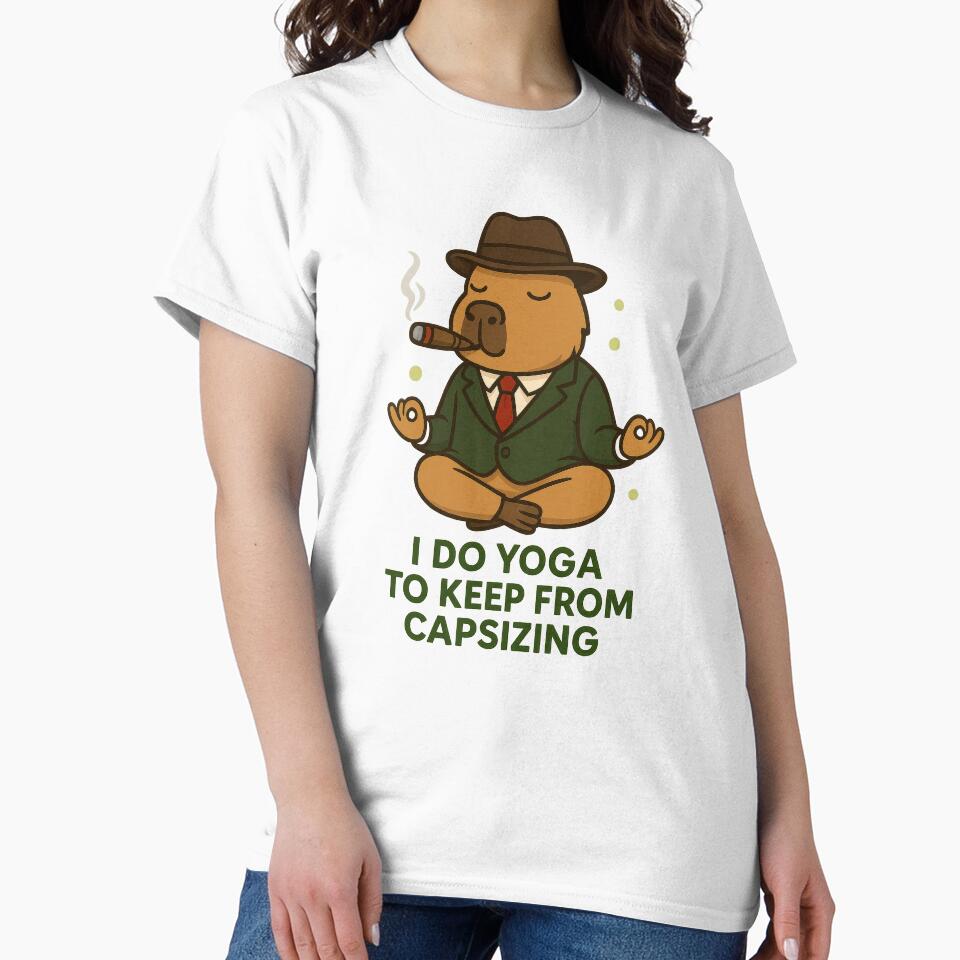 Capybara Gangster Zen – Funny Smoking Meditation by RetroPop23