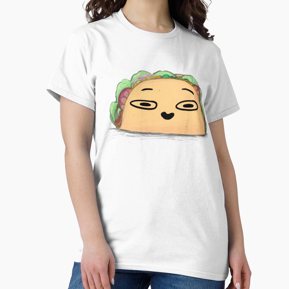 Taco with a funny face by Safawoodsart