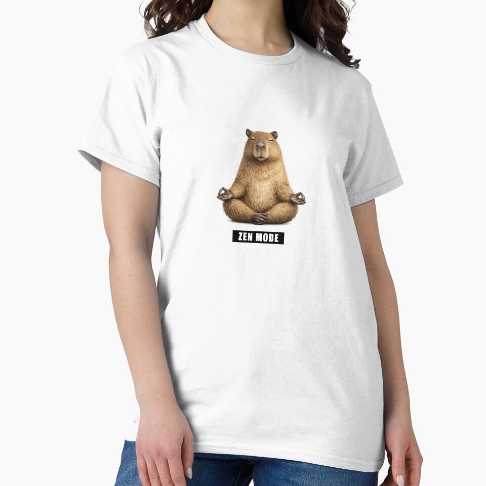 Zen Mode Capybara Shirt by AggyCreatif