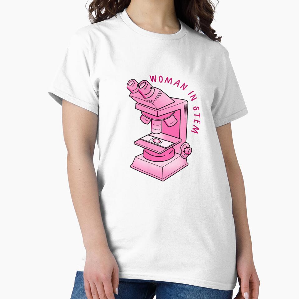 Women in STEM - Pink Microscope by Neadoodles