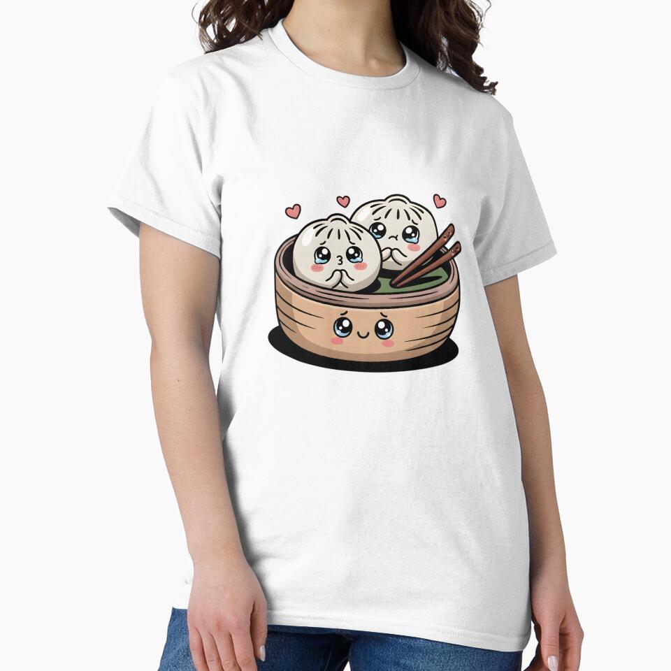 Cute Dim Sum Bao Kawaii – Adorable Dumpling Lovers Illustration by SoulenCify