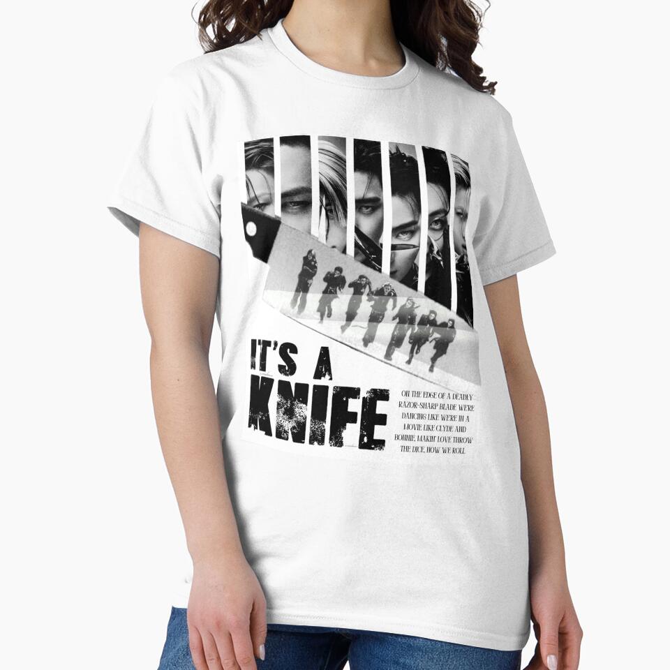 Copy of Retro Magazine Cover Kpop Boy Group Design - Vintage Chrome Aesthetic Graphic Tee by gughh