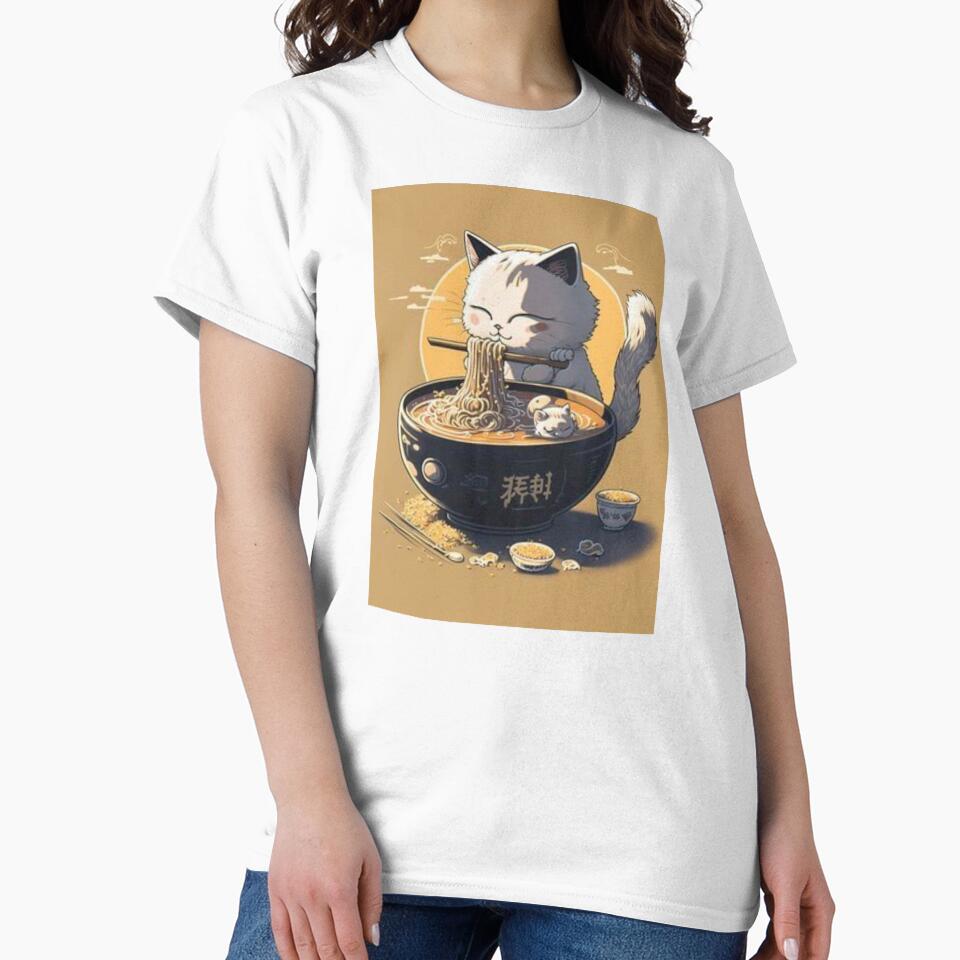 Little Cat eats ramen! by Kyumi12