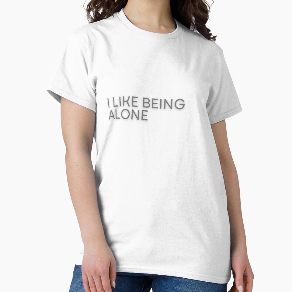 I Like Being Alone Introvert Sticker by PS-ARTSHOP
