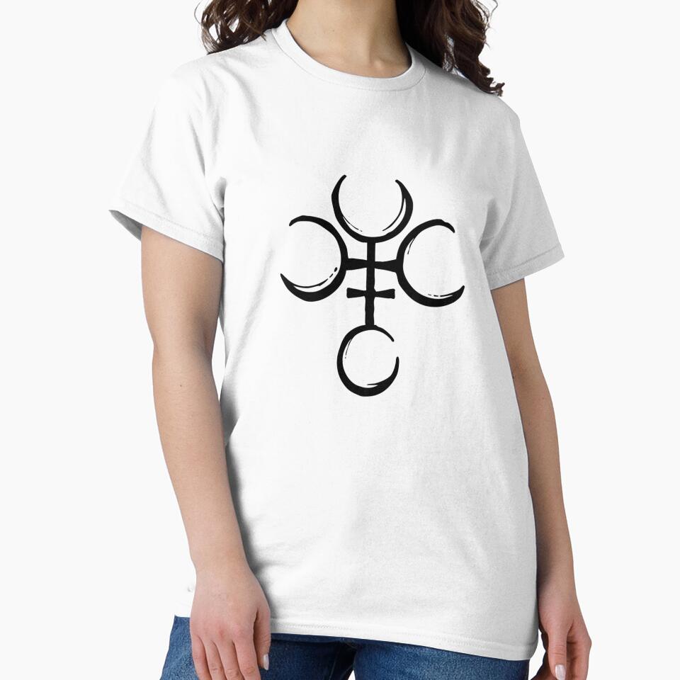 Hecate’s Triple Moon Gothic Wiccan Emblem by Jcat7