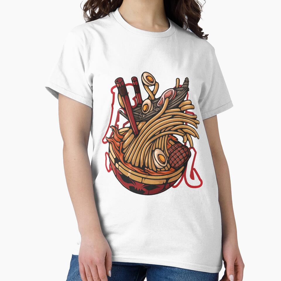 Rampage Spicy Ramen T-Shirt by SanXaloonk