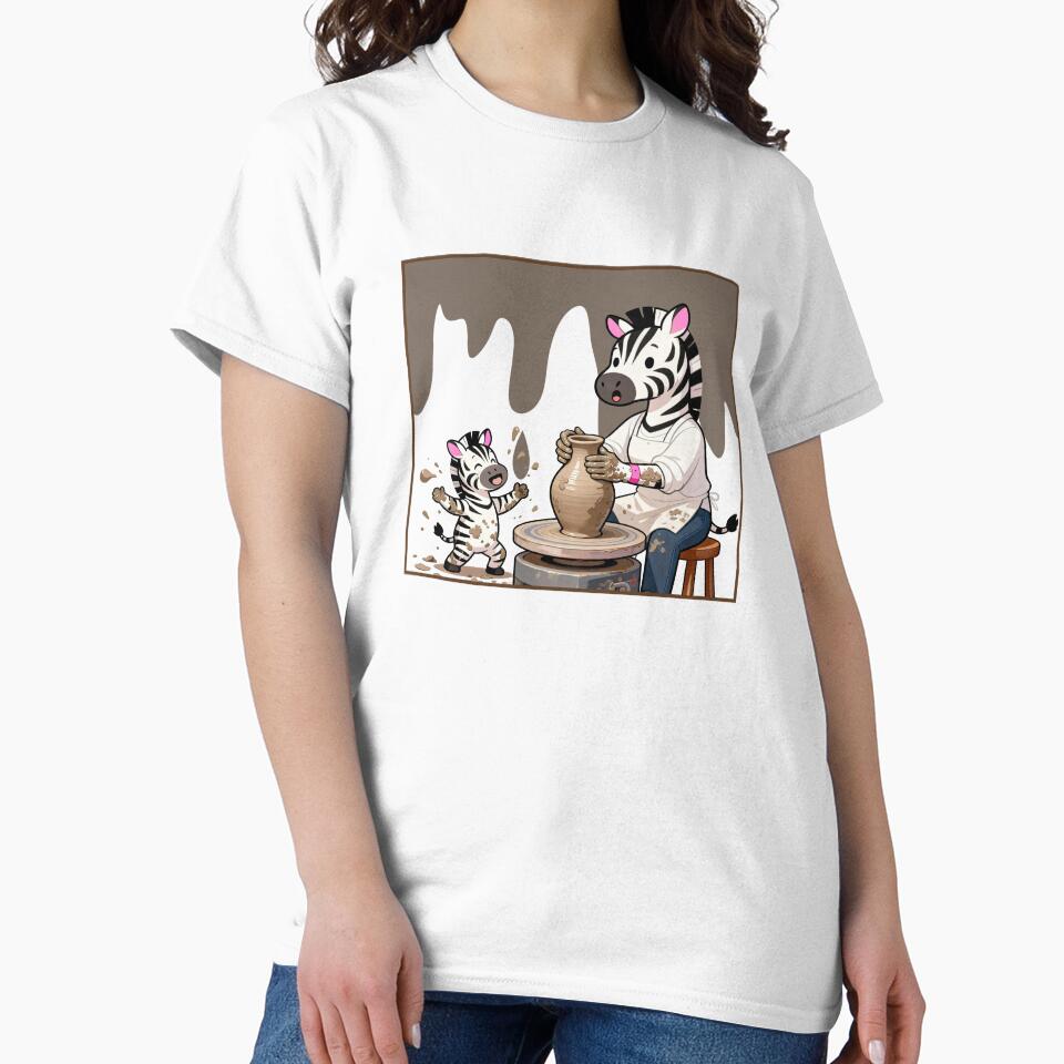 Pottery Studio Zebra by ZebraDazzleDesigns