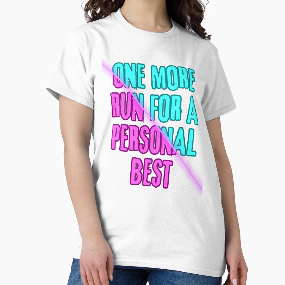 One More Run for a Personal Best – Neon Split Aesthetic Gaming Design by PHRASEandSTYLE