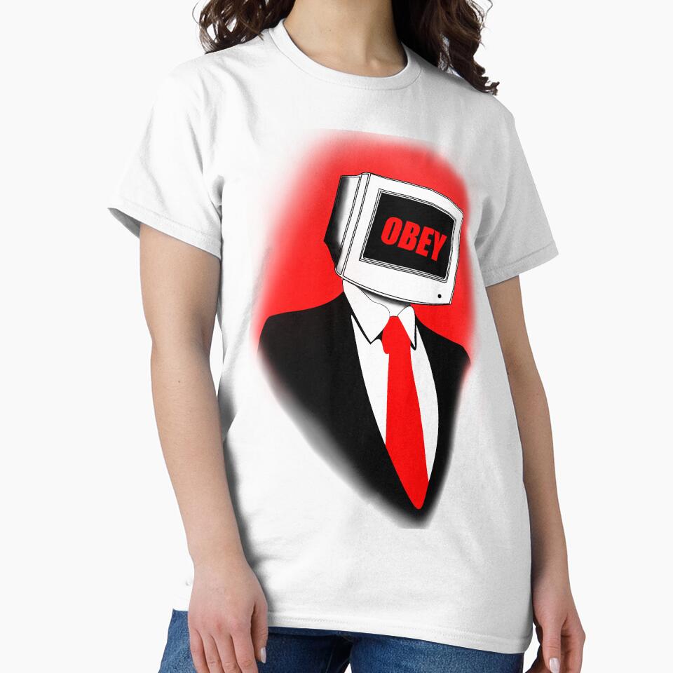OBEY Computer Man in Suit by Dope-Ass-Decals