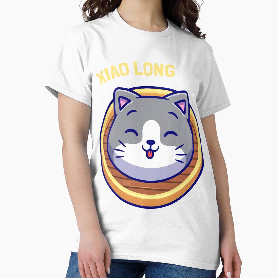 Funny Asian Chinese Dimsum Xiao Long Mao Bao Cat Lover Puns by ChinkyCat Official