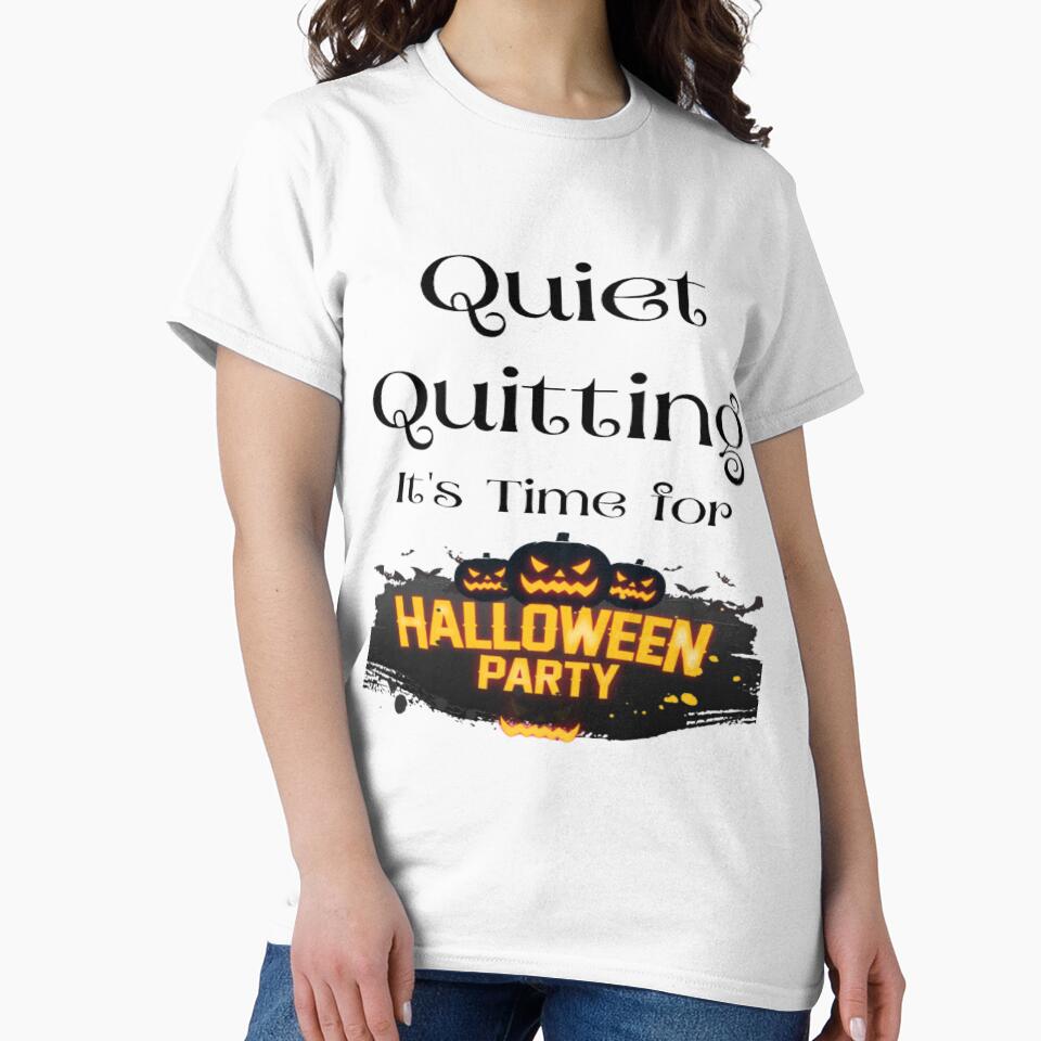 trendy funny Quiet Quitting its time for halloween by Cameron Carter