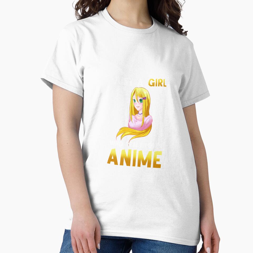 Just A Girl Who Loves Anime Gift For Otaku Typ by Pubi
