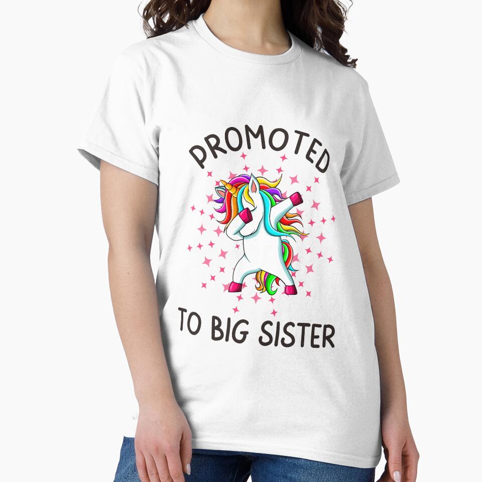 Promoted To Big Sister, Funny Way To Announce A New Pregnancy and celebrate getting promoted to a big sister by Auntieck