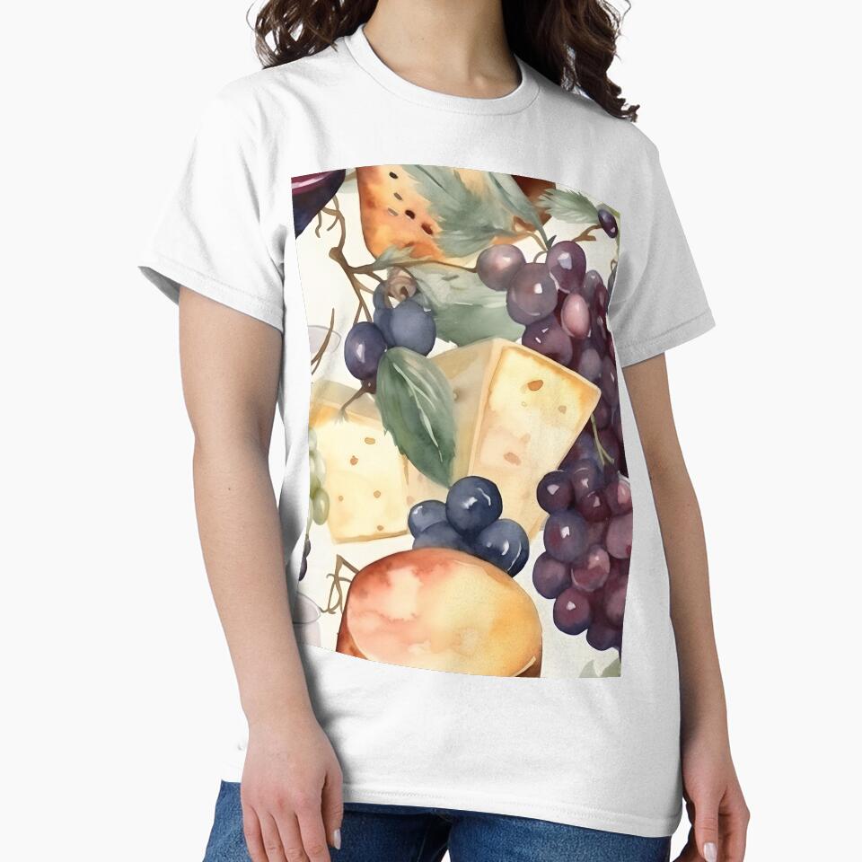 Wine and Cheese Water Color 2 by FantasyRealmOP