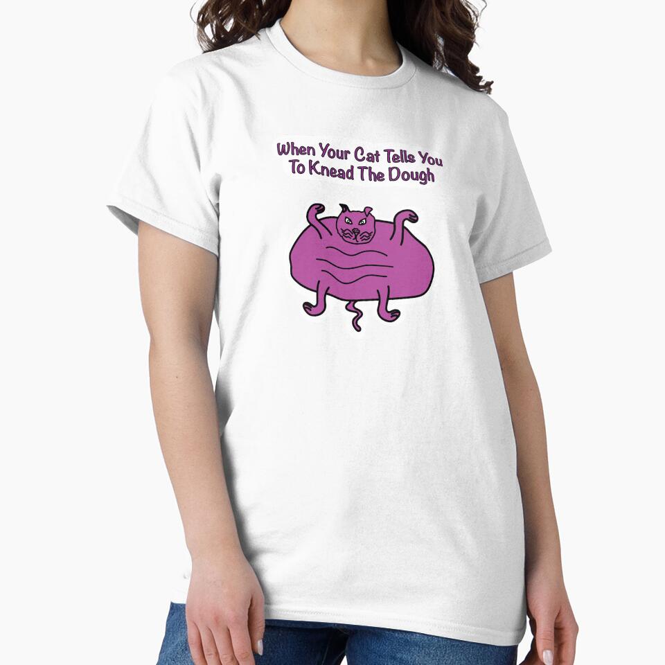 When Your Cat Tells You To Knead The Dough (Fat Momma Cat) by AbDoodleDesigns