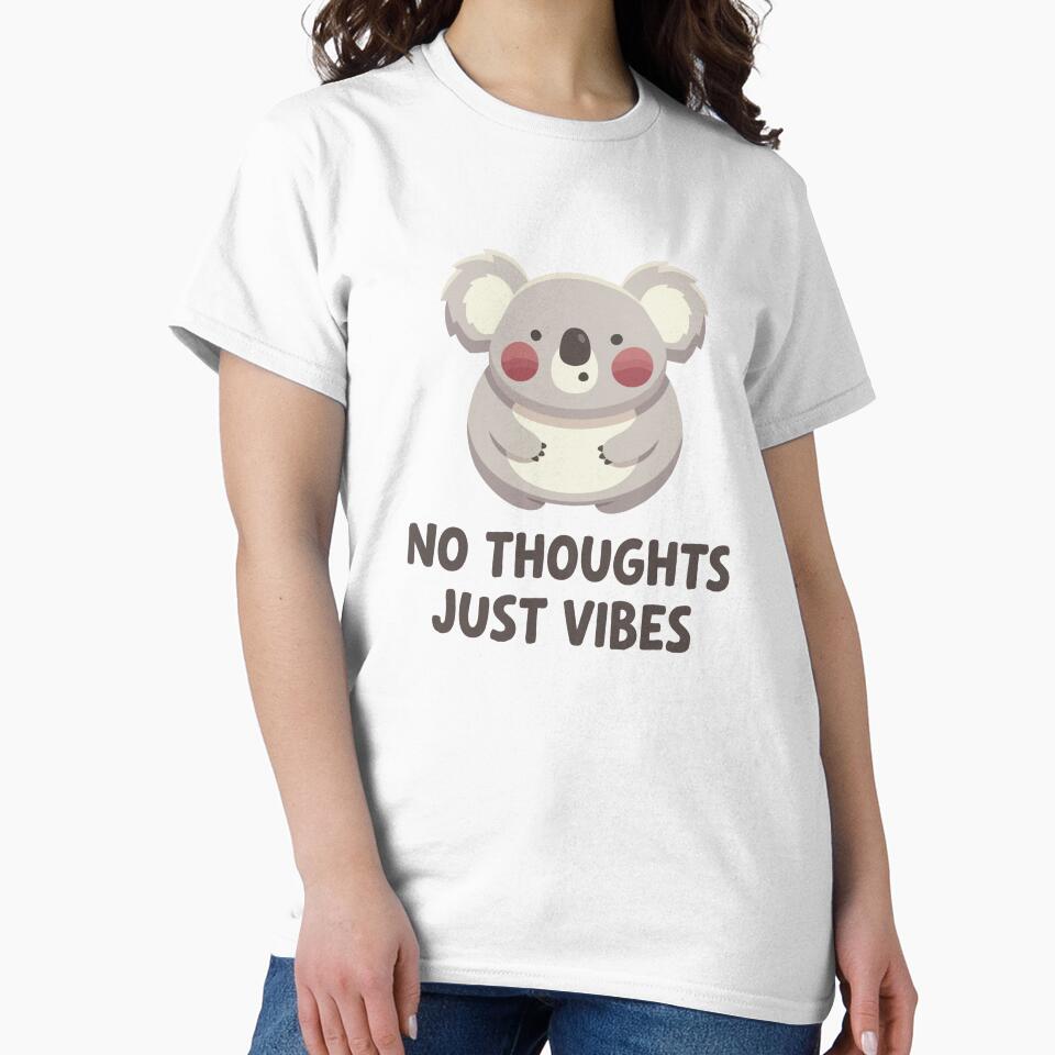 Head Empty No Thoughts Funny Koala Meme by Petzzz