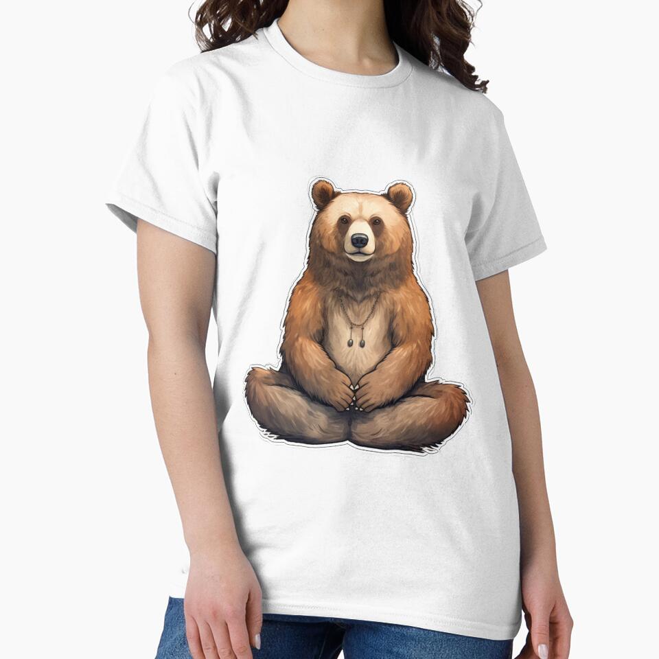 Zen Brown Bear by katelynstum