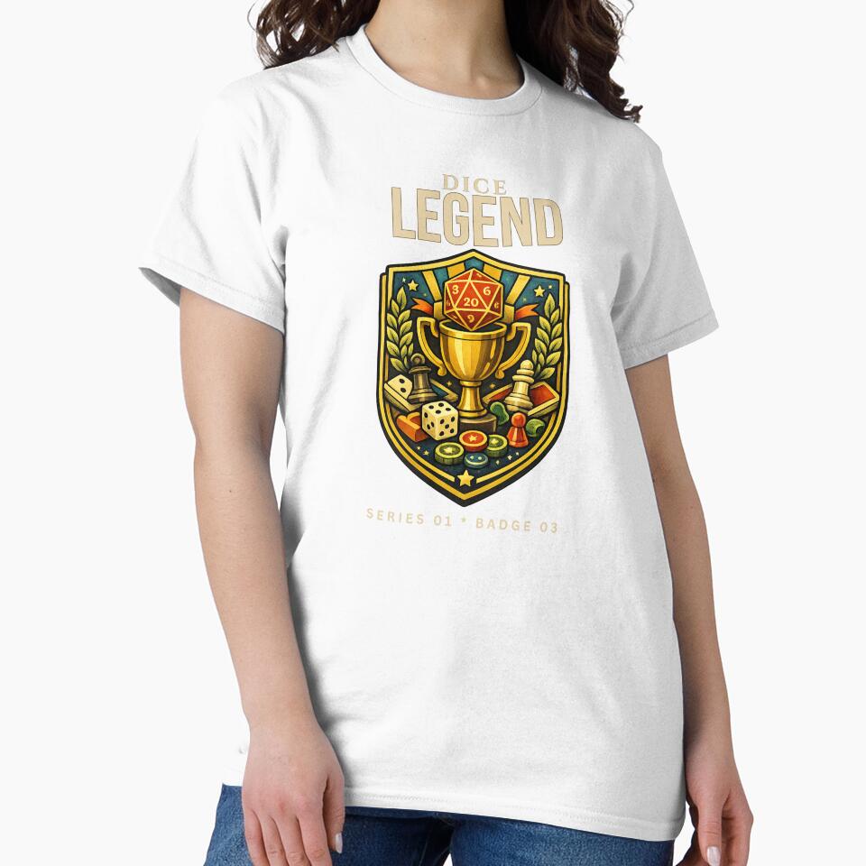 Dice Legend Tabletop Gamer by WitWorksCo