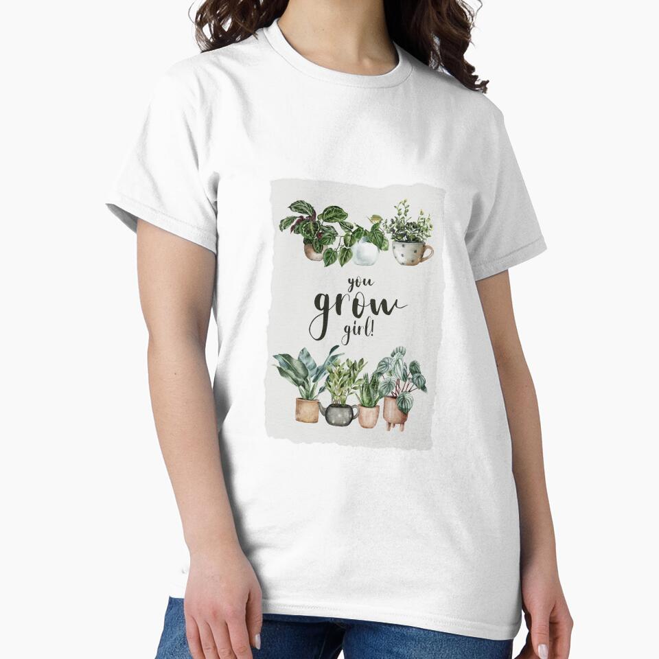 You Grow Girl Houseplant Love Nature by travellb