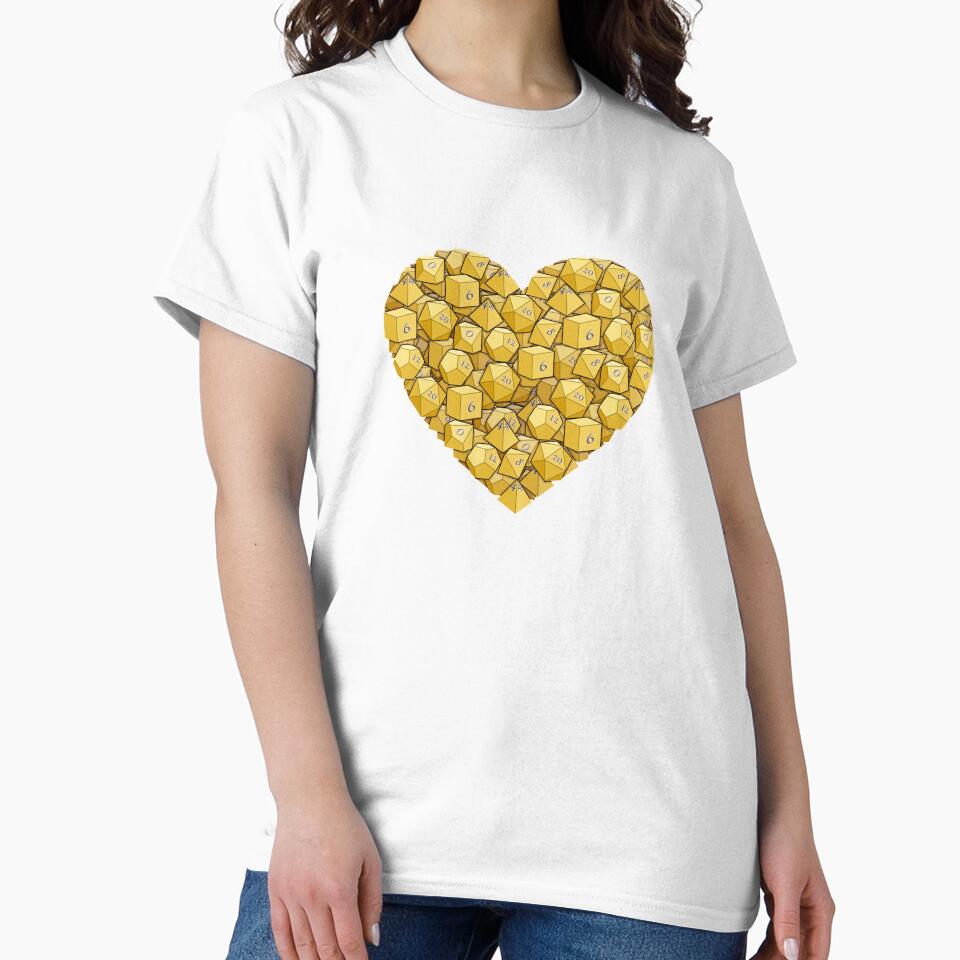 Dice Heart - Yellow by -Solarly-
