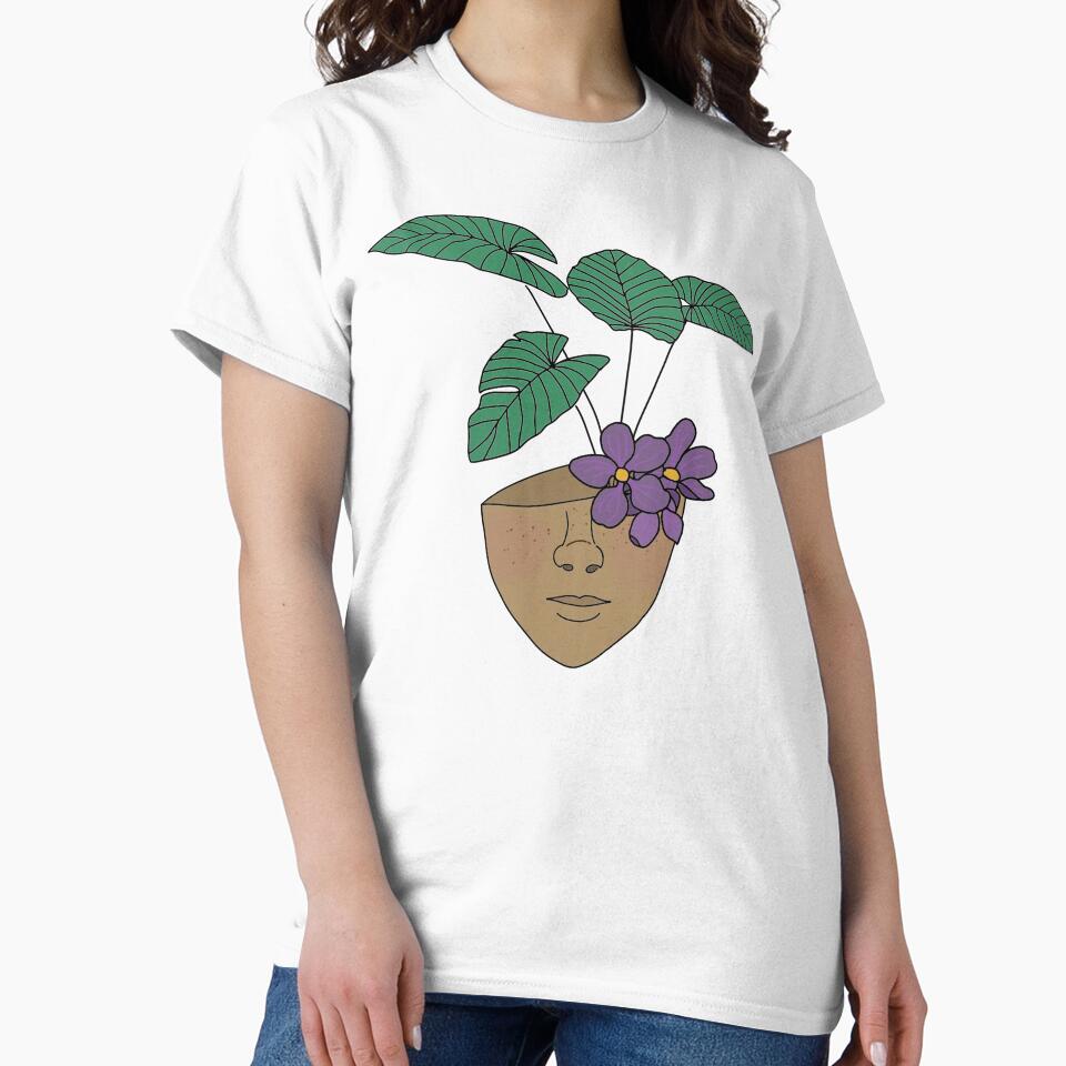 Plant Mom, Plant Parent, Tropical Leaves with Surrealism Vibes by 10pmCreations