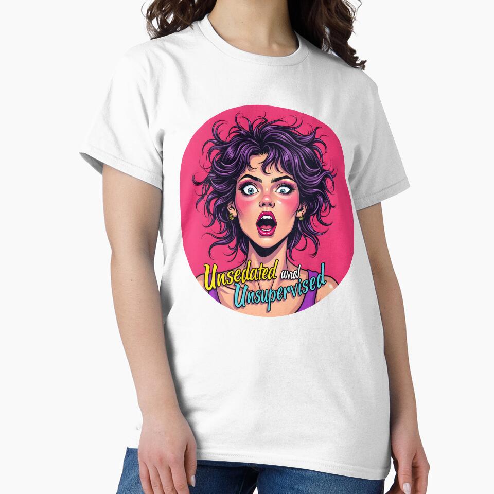 Crazy looking woman with messy hair by BDLdesigns