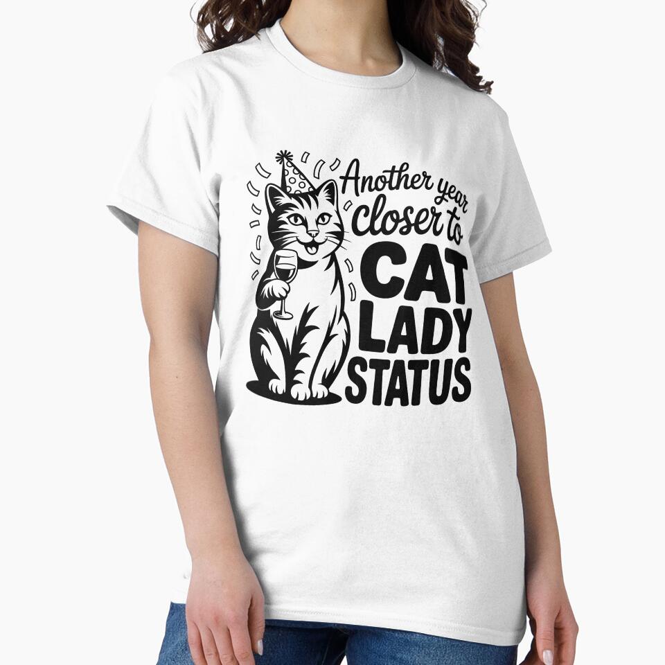 Birthday Cat Lady Status Design by theartfulaspie