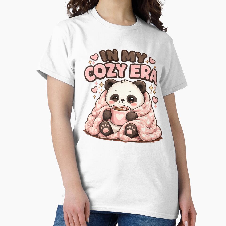 In My Cozy Era | Cute Panda Aesthetic Design by Lovestickerco