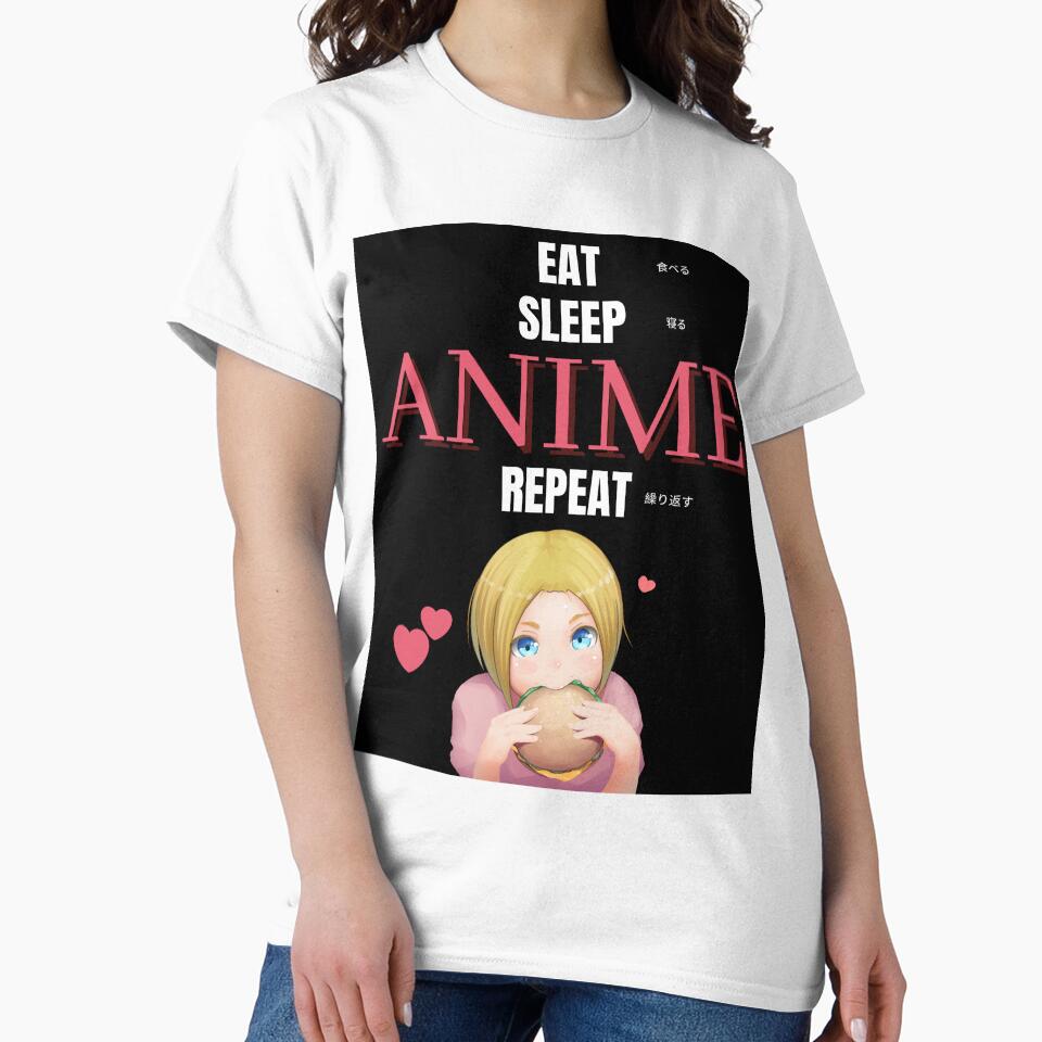 Eat Sleep Anime Repeat by vaughanestudio