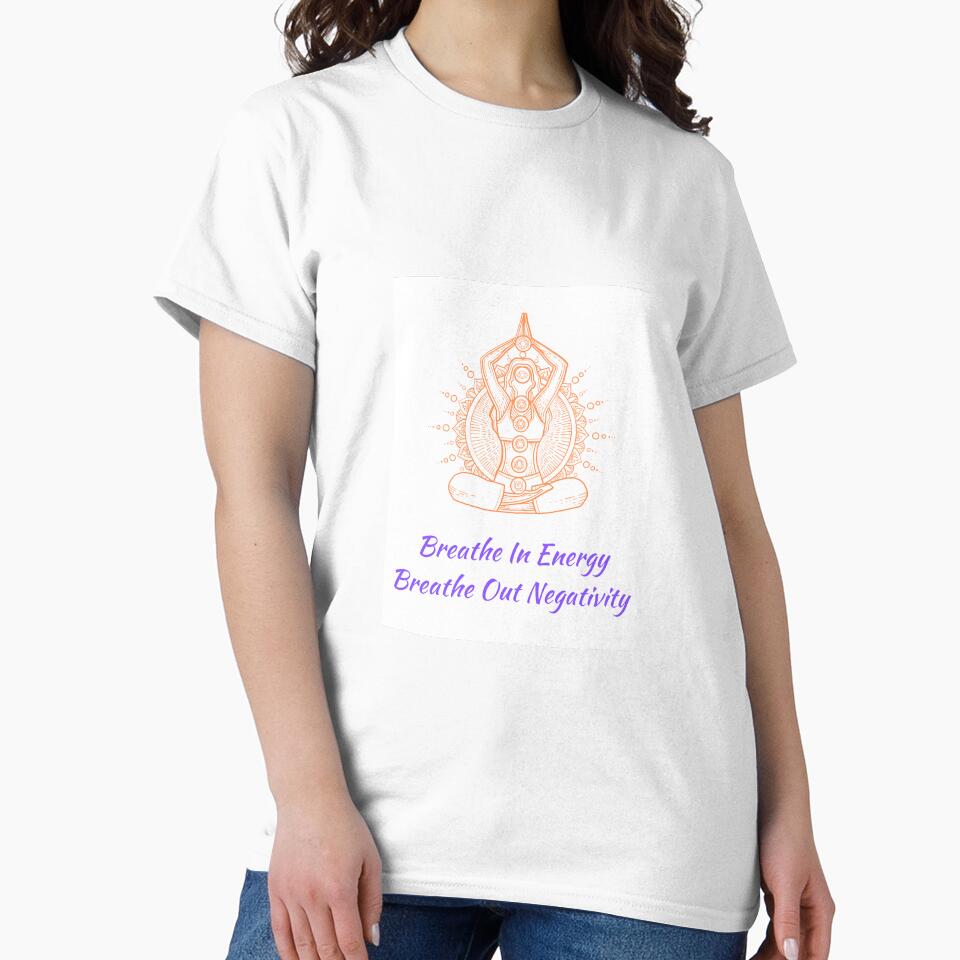 Breathe In Energy Chakra T-Shirt by PranaLume