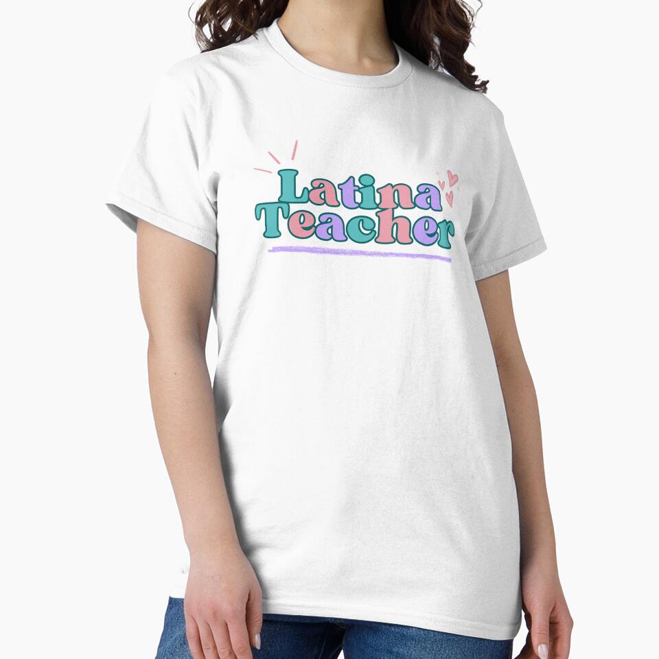 Latina Teacher – Empowered Educator Design for Women Teacher Gift Bilingual Maestra by PJZShop