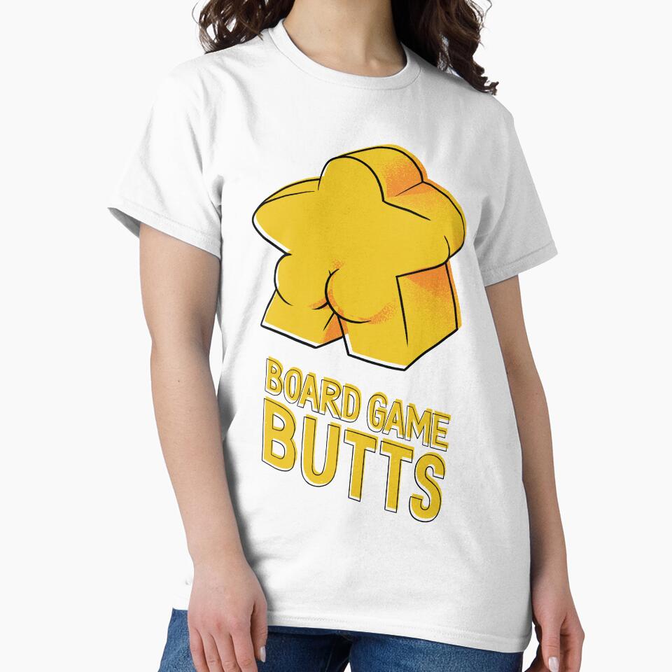 Board Game Butts - Yellow by polliadesign