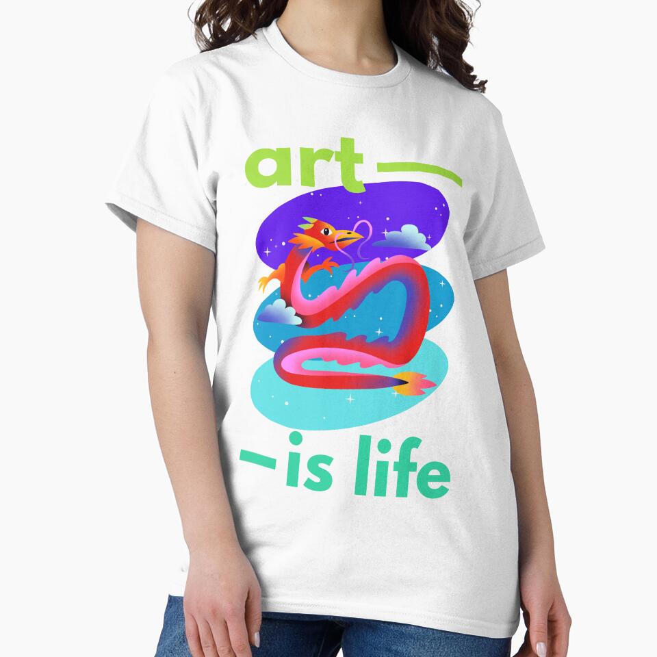 Art is Life - Dragon design by TheArtistOf2022