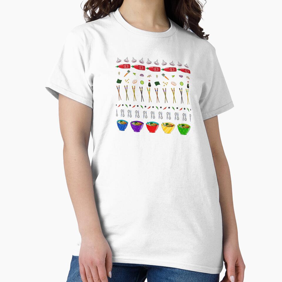 colourful ramen pattern by little-lyon