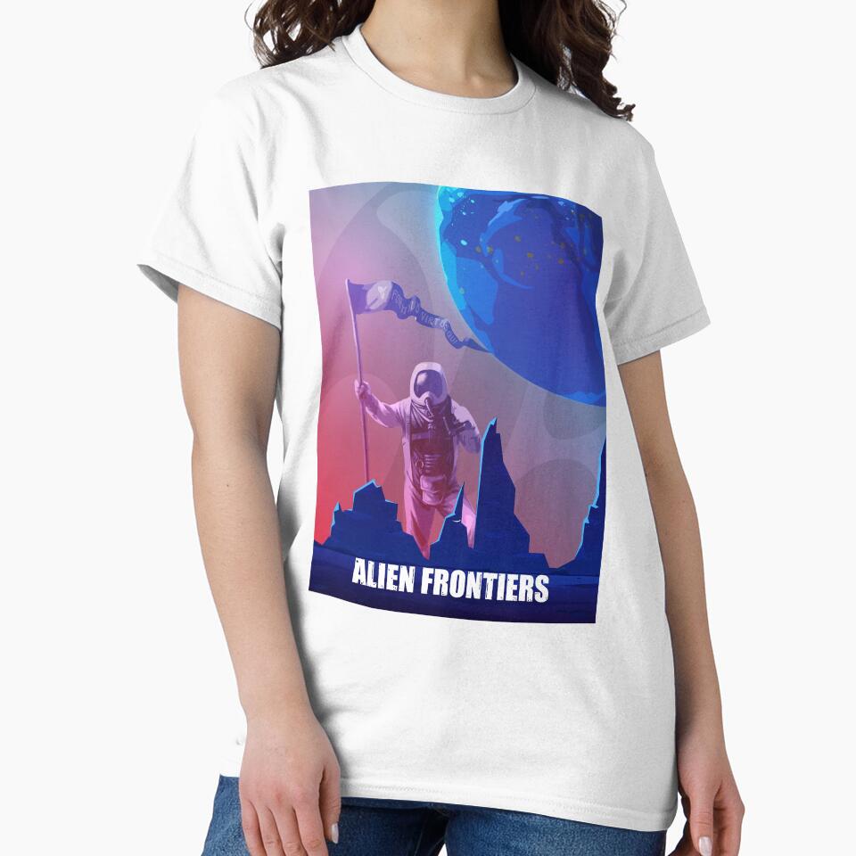 Alien Frontiers - Board Games Design - Movie Poster Style - Board Game Art (Authorised) by MeepleDesign