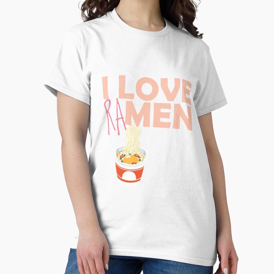 I Love Men RaMen Hot Spicy Ramen Noodle Lover by Bronby