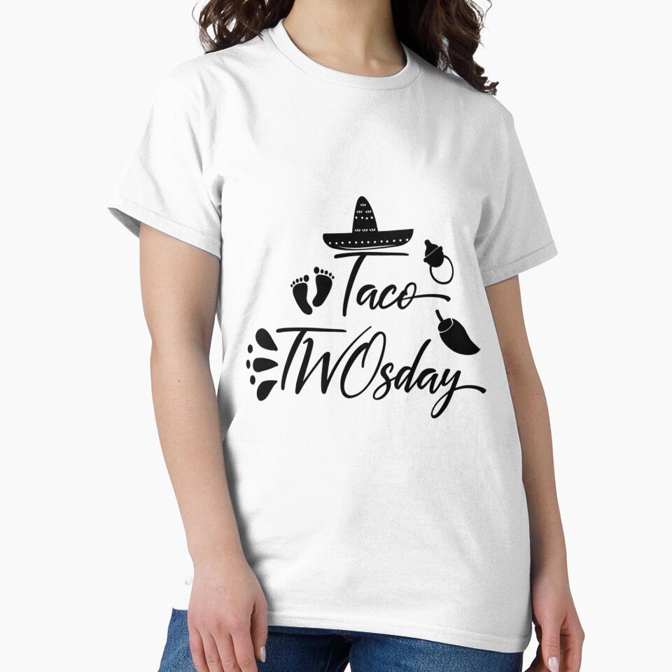 The ultimate taco twosday  Taco twosday  Black design  Cute taco twosday by Vivithames
