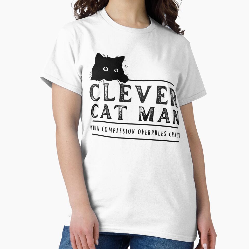 Clever Cat Man (not crazy) - Cat on the Left by DPingBirdie