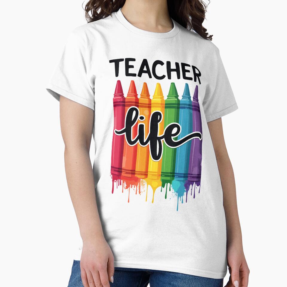 Teacher Life Crayons by Valascanza